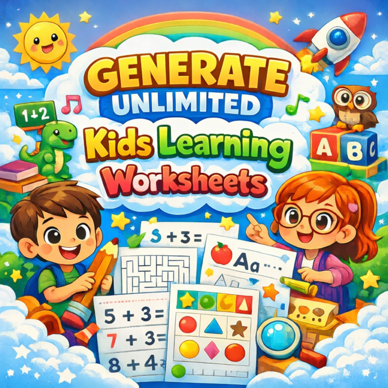 Worksheet Generator